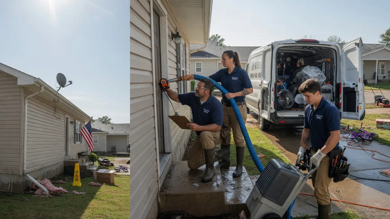 Ceiling Water Damage Restoration in Elgin, OH near me